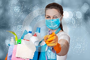 Concept of the provision of cleaning services