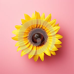 Radiant Sunflower Beauty Single Blooms Illuminated by Nature's Warmth