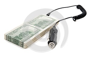 Concept of recharging your cash