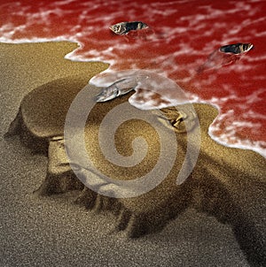 Concept Of Red Tide