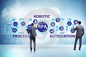 Concept of RPA - robotic process automation