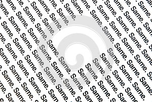 Concept of Same/Different