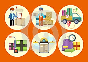 Concept of services in delivery goods