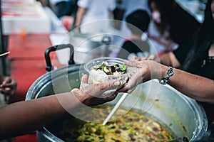 The concept of sharing: Participation in sharing food for the poor
