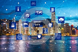 The concept of smart city and internet of things