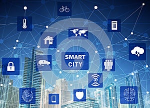 Concept of smart city and internet of things