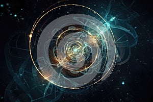 The concept of space and time in the theory of reality created with generative AI technology