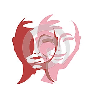 The concept of a split personality.