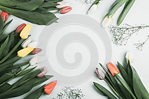 Concept of spring, Women`s Day, Mother`s Day, 8 March, the holiday greetings