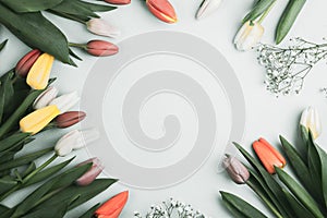 Concept of spring, Women`s Day, Mother`s Day, 8 March, the holiday greetings