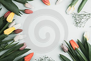 Concept of spring, Women`s Day, Mother`s Day, 8 March, the holiday greetings