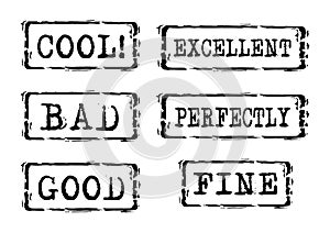 Concept Stamps Set 1