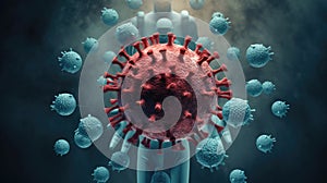 The concept of stop the spread of the virus