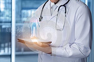 Concept study of a patient with the help of technology