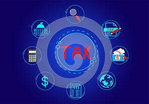 Concept of taxes paid by individuals and corporations such as VAT, income tax and property tax Data analysis, paperwork,Financial