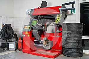 The concept of the tire workshop