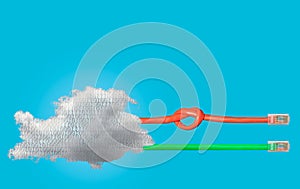 Cloud computing and net neutrality concept