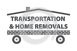 Concept Transportation and Home removal. We`re moving