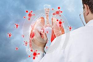 Concept of treatment of viral diseases of the respiratory tract and lungs