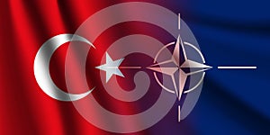 The concept of Turkey`s withdrawal from NATO. Political crisis of Turkey and NATO. photo