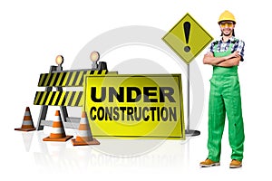 The concept of under construction for your webpage