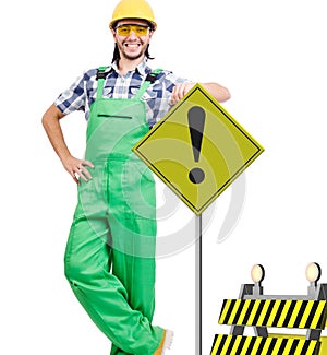 Concept of under construction for your webpage