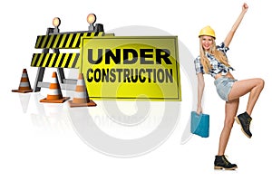 The concept of under construction for your webpage