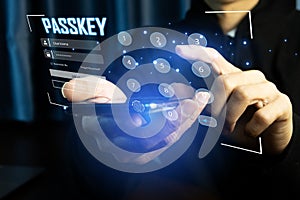 concept of using Passkey instead of a code set for maximum security Biometric Lock