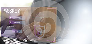 concept of using Passkey instead of a code set for maximum security Biometric Lock