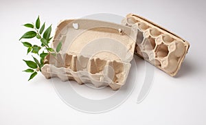 Concept of using recycled cardboard for packaging