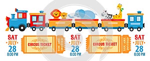 The concept vector illustration is entertainment, travel, circus show