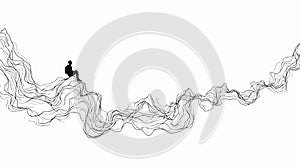 Concept of Vulnerability and Resilience in Continuous Line Drawing