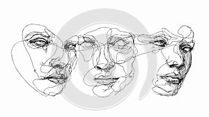 Concept of Vulnerability and Resilience in Continuous Line Drawing