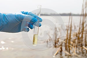 Concept - water purity analysis