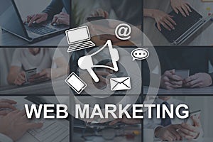 Concept of web marketing