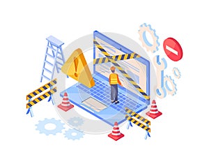 Concept of website maintenance
