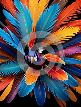 Wings of Color Captivating Collection of Birds.AI Generated