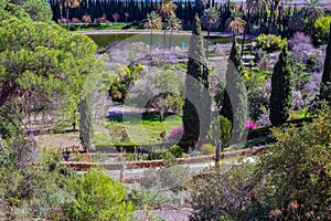 Jardin la concepcion in Malaga Spain photo