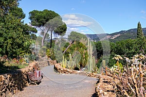 Jardin la concepcion in Malaga, Spain. photo