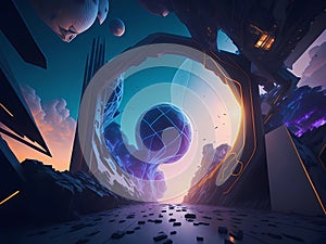 Concepts include connectivity metaverso