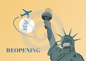 Concepts of reopening America after covid-19 vaccination