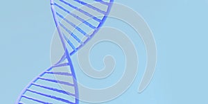 Conceptual background illustration of DNA structure,Genetic editing technology for life,dna,3d rendering