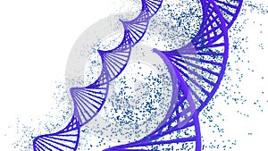 Conceptual background illustration of DNA structure,Genetic editing technology for life,dna,3d rendering