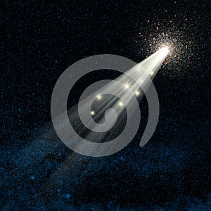 Conceptual background image of space and abstract universe light