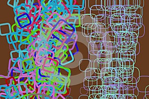 Conceptual background mixed pattern for design. Effect, repeat, digital & web.