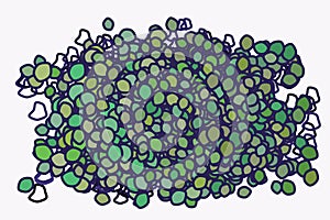 Conceptual background mixed pattern for design. Repeat, digital, geometric & web.