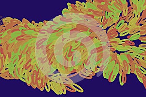 Conceptual background motion, particle or random pattern for design. Effect, surface, digital & abstract.