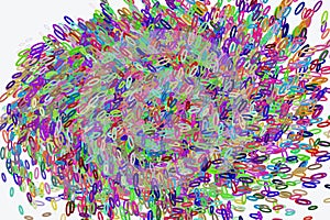 Conceptual background motion, particle or random pattern for design. Shape, backdrop, surface, web & repeat.