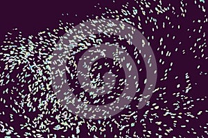 Conceptual background motion, particle or random pattern for design. Style, messy, dust & template.