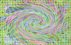 Conceptual background shape for design or texture. Pattern, element, effects, motion & blur.